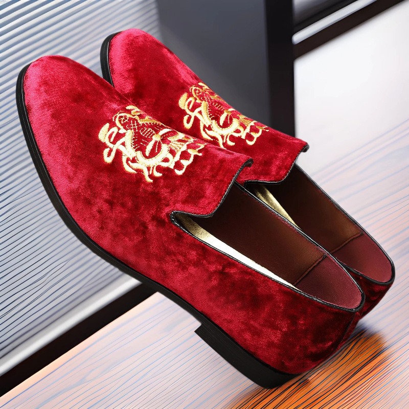 Men Shoes Jd - Fahrschuhe, Luxus-Designer-Loafer-Schuhe für Herren, Hochzeit, Stickerei,