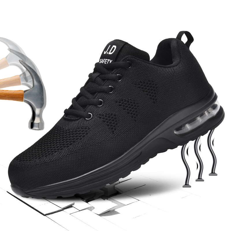 Men Shoes Jd - Unzerstörbare Sicherheitsschuhe für Herren, Stahlkappe, pannensicher,