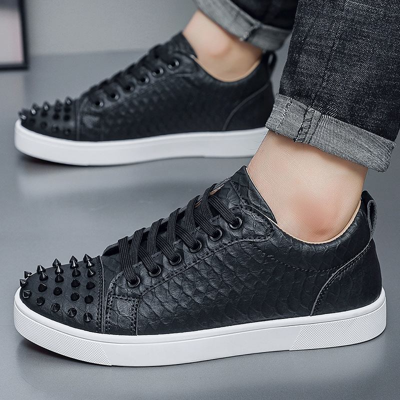 Men Shoes Dior - 2026 Neue Mode Nieten-Herrenskateboardschuhe – Jugendlicher