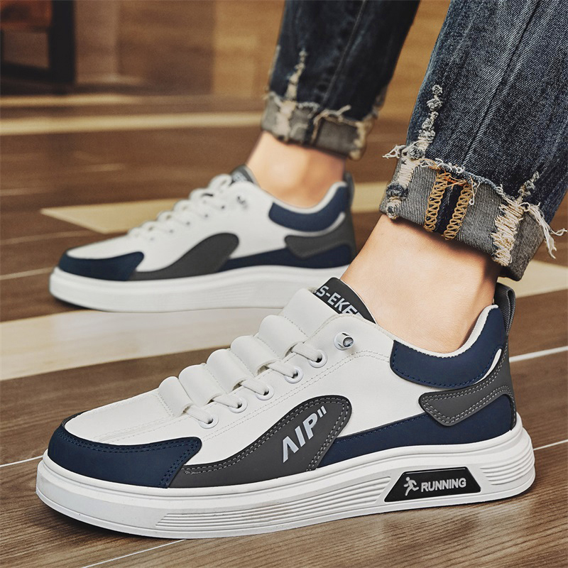 Men Shoes Running Sale - Trendige Herren Casual Sneakers aus Leder,