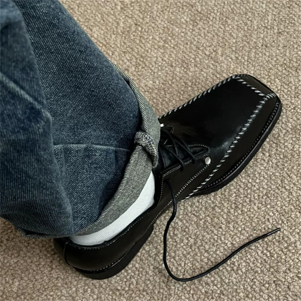 Men Shoes For Wedding - Herren Derby-Schuhe im britischen Stil mit