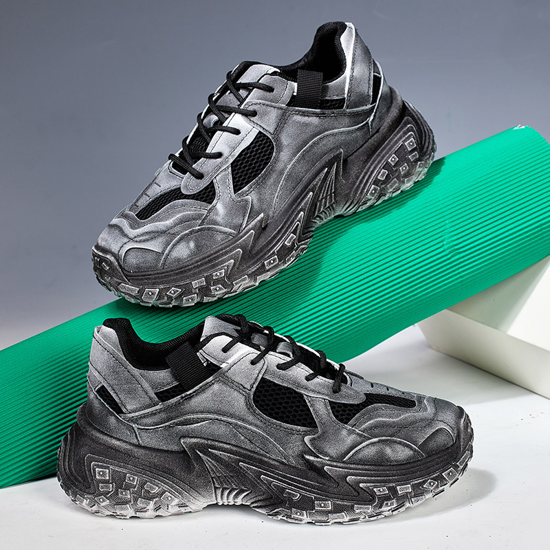 Men Shoes Running Sale - Dicke Sohle Herbst Sportschuhe Mann Trend