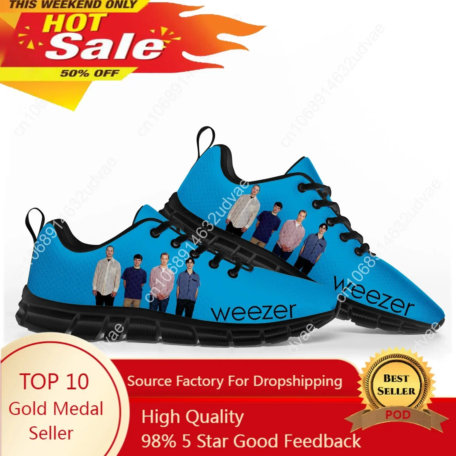 Men'S Shoes Casual Sneakers - Weezer Sportschuhe für Herren und Damen,