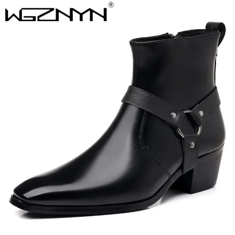 Men Shoes For Wedding - 2026 Herrenmode Designer Chelsea Stiefel Luxus