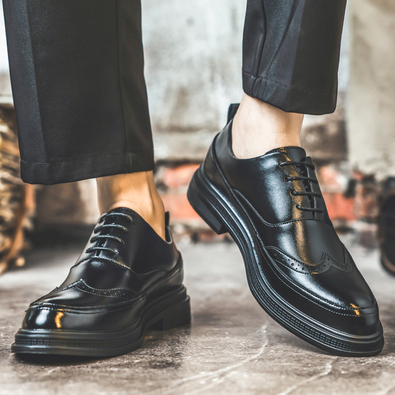 Herren Leder-Schuhe mit Erhöhu – Men Shoes For Wedding Bewertung und Preis