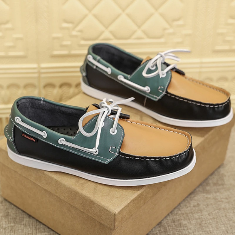 Echtes Leder Loafer Luxus Herr – Boat Shoe Leather Bewertung und Preis