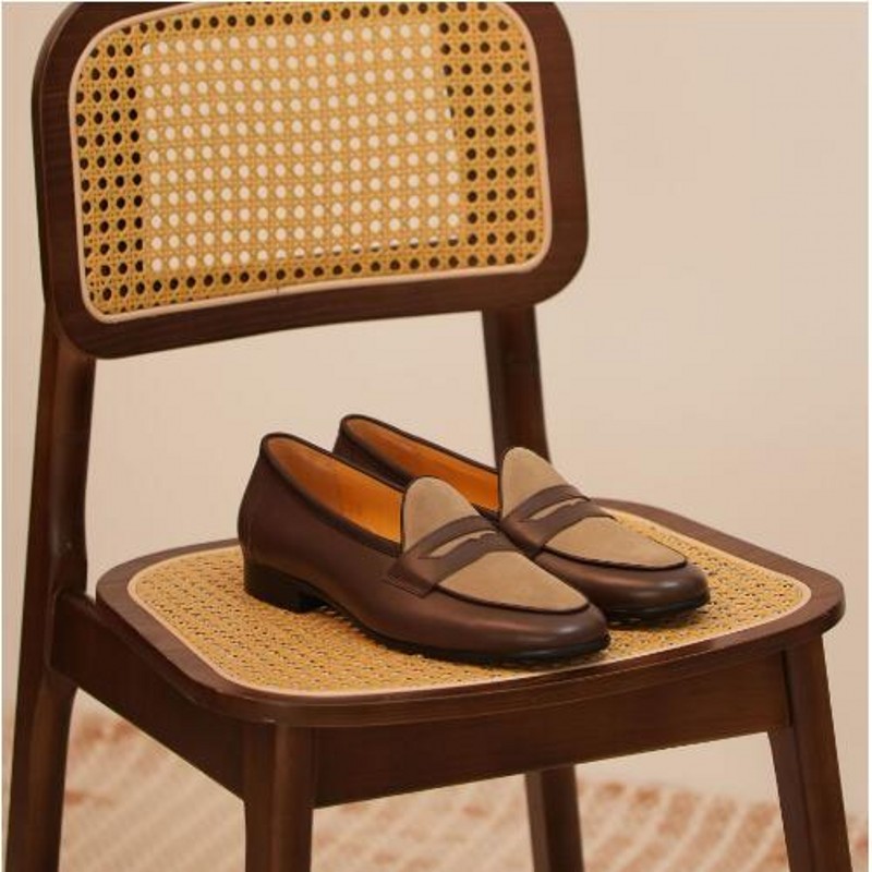 Britischer Stil Herren Kaffee  – Boat Shoe Leather Bewertung und Preis