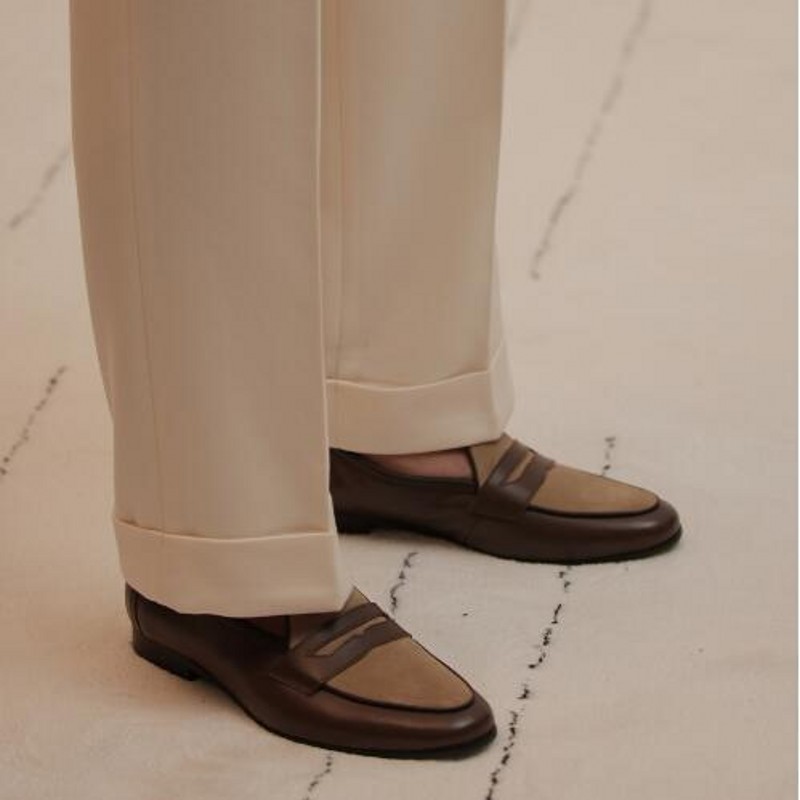 Britischer Stil Herren Kaffee  – Boat Shoe Leather Bewertung und Preis