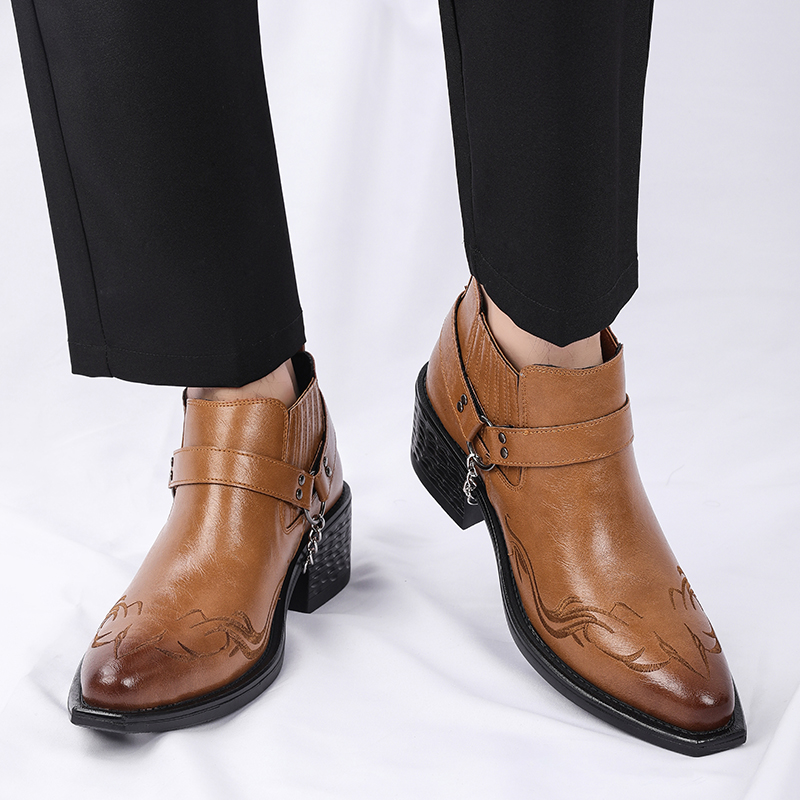 Neue braune/schwarze Stiefel a – Men Shoes For Wedding Bewertung und Preis