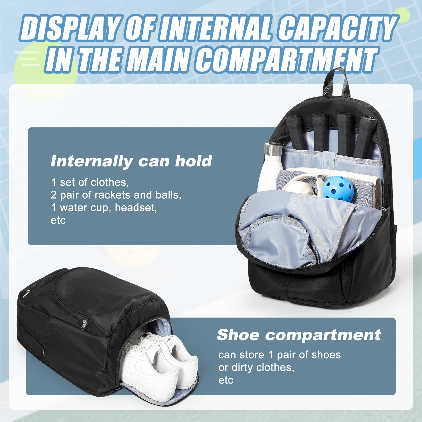 Tennistasche Tennisrucksack fü – Men Shoes Men Bewertung und Preis