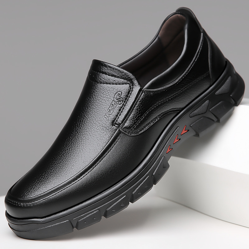 Herren-Loafer aus echtem Leder – Boat Shoe Leather Bewertung und Preis