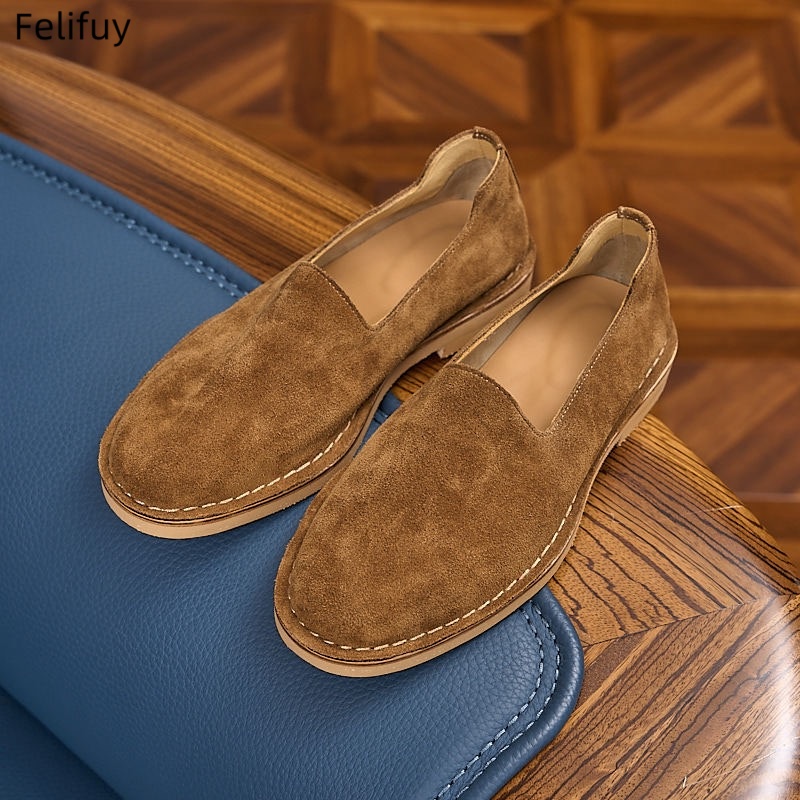 Herren-Loafer aus Kuhwildleder – Boat Shoe Leather Bewertung und Preis