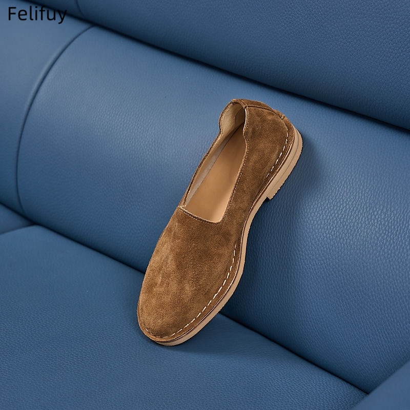Herren-Loafer aus Kuhwildleder – Boat Shoe Leather Bewertung und Preis