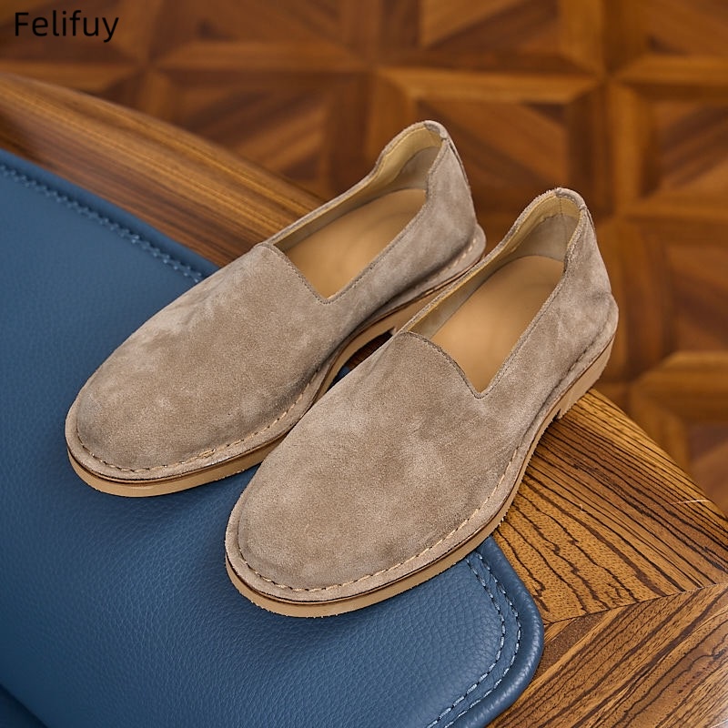 Herren-Loafer aus Kuhwildleder – Boat Shoe Leather Bewertung und Preis