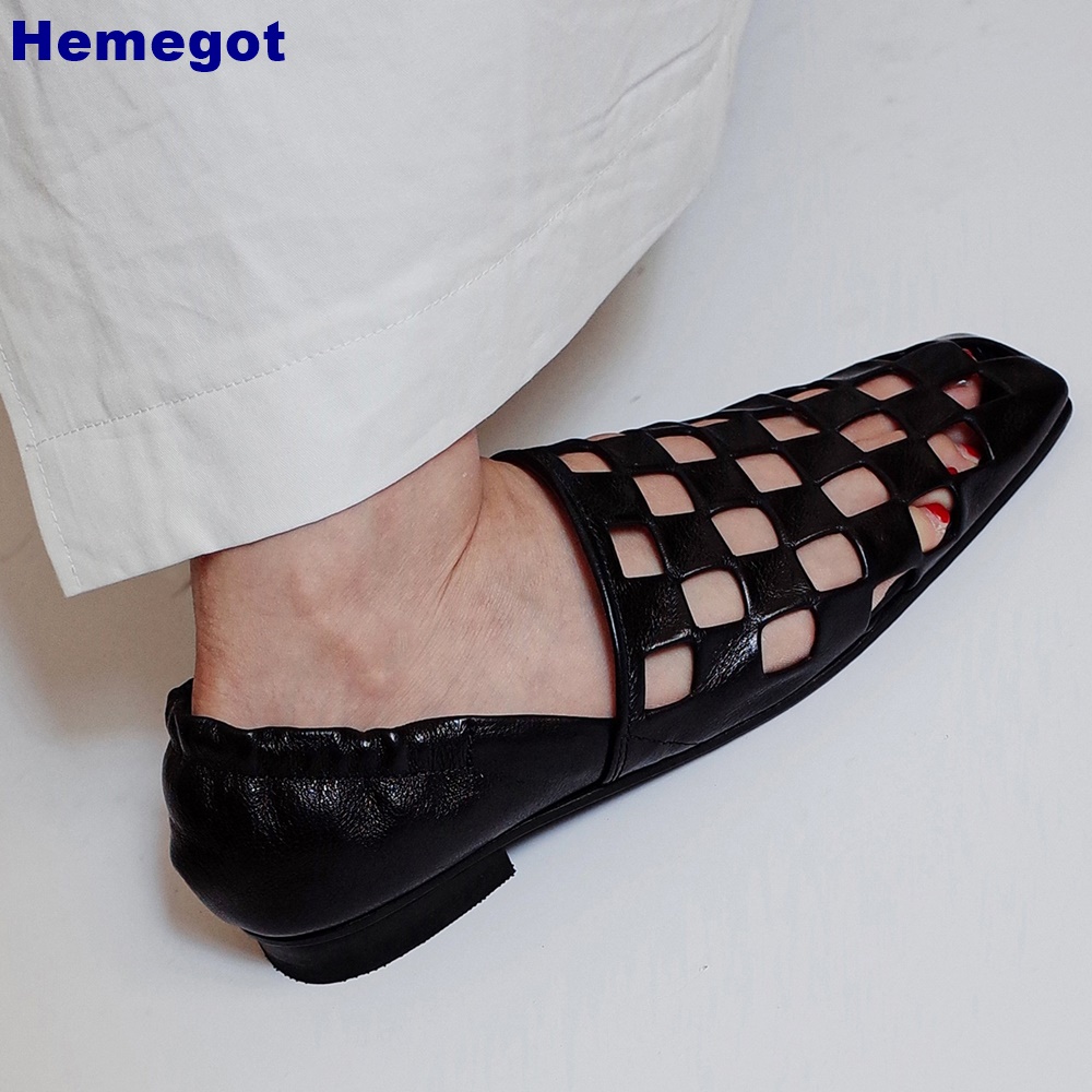 Damen Schwarze Geflochtene Fla – Men Shoes Men Bewertung und Preis