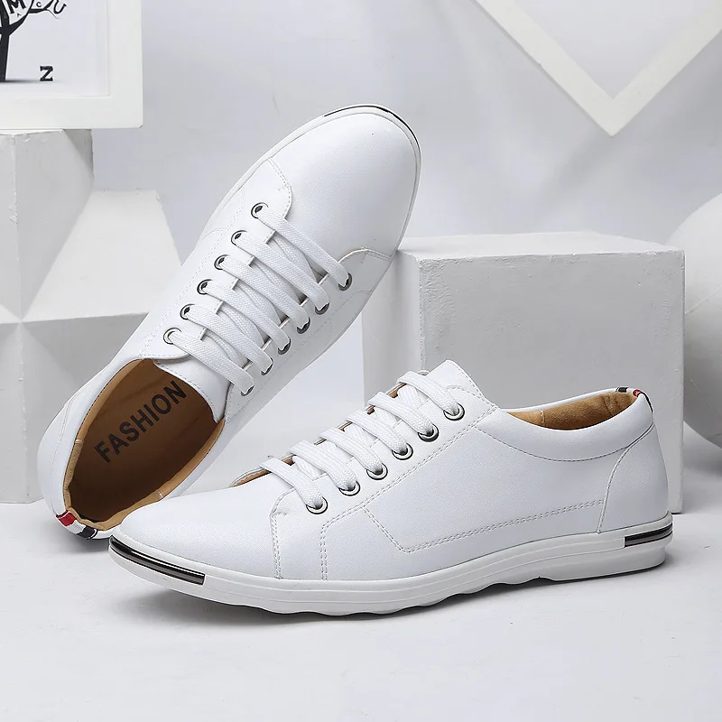 Herren-Sneaker, Größe 38–48, l – Boat Shoe Leather Bewertung und Preis