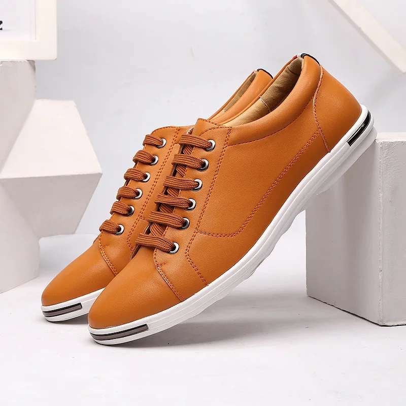 Herren-Sneaker, Größe 38–48, l – Boat Shoe Leather Bewertung und Preis