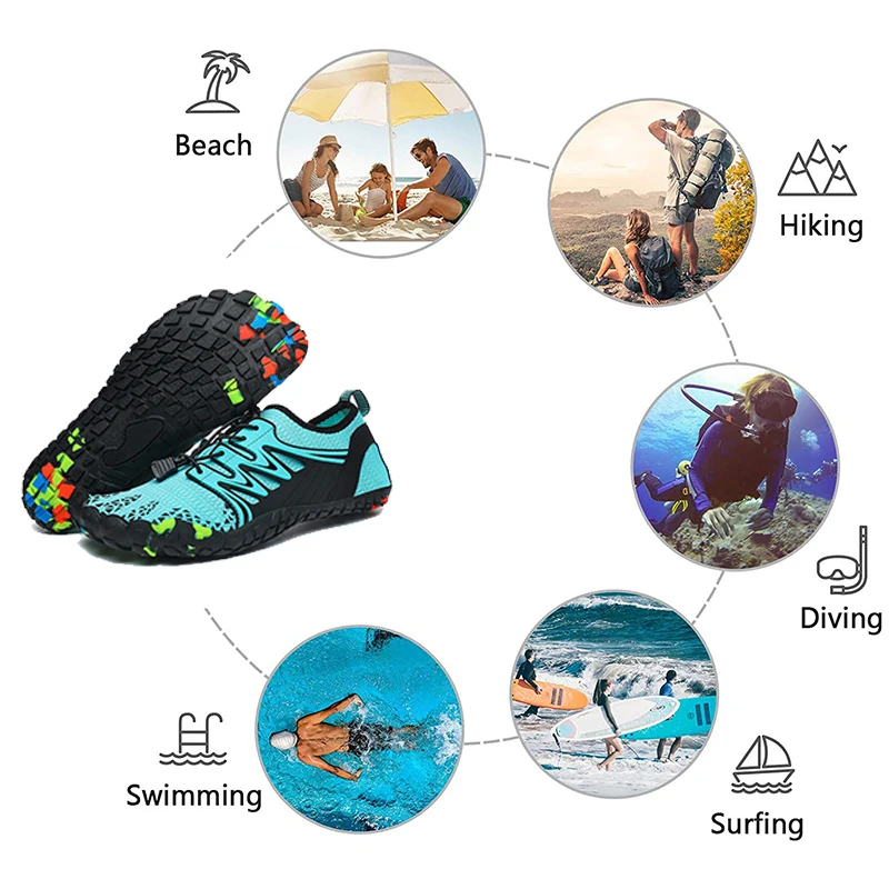 Unisex Wassers chuhe schnell t – Men'S Shoes Vibram Bewertung und Preis